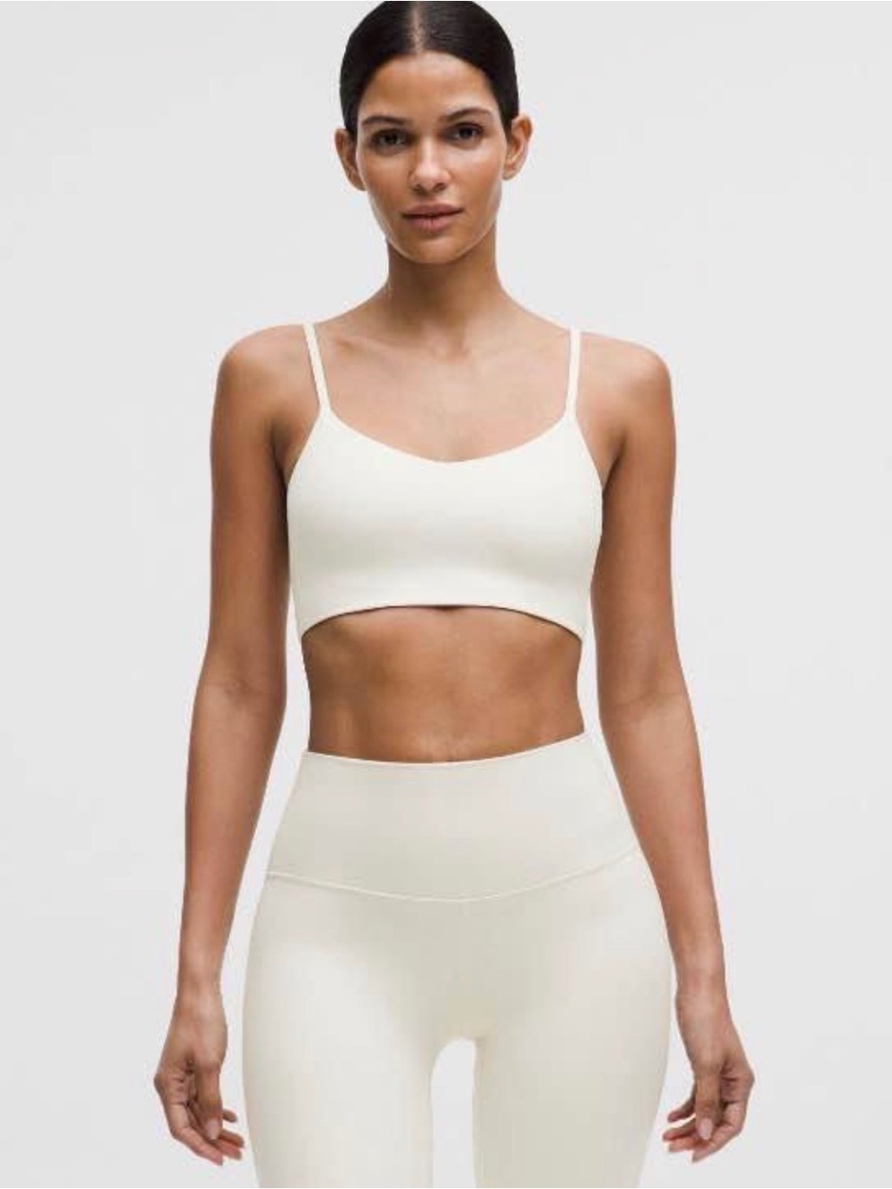 NEW Lululemon Cream Square Bra